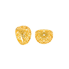 Load image into Gallery viewer, ORNELLA - RING SILVER 925 PLATED GOLD LACE CIRCLES