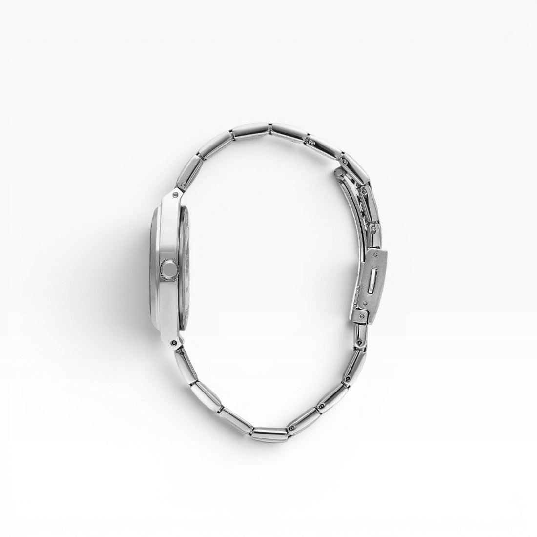 Lee Cooper London | Navy Blue Textured Cushion Silver Watch — 42mm