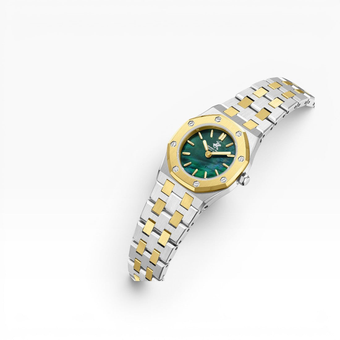 Beverly Hills Polo Club Watch - Two Tone / Green Dial