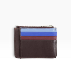 Luxury unisex Dudu Tiago wallet crafted from Nappa soft calfskin with multiple card slots and slim organized design back
