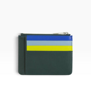 Unisex Dudu Tiago Nappa leather wallet with multiple compartments, card holders, coin pocket, and slim compact design for everyday use back
