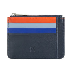 Luxury unisex Dudu Tiago wallet crafted from Nappa soft calfskin with multiple card slots, coin pocket, and slim organized design front