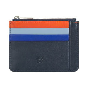 Luxury unisex Dudu Tiago wallet crafted from Nappa soft calfskin with multiple card slots, coin pocket, and slim organized design front