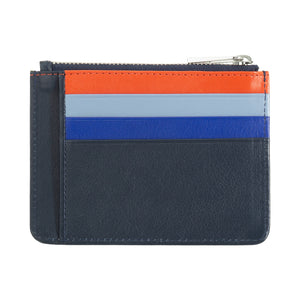 Luxury unisex Dudu Tiago wallet crafted from Nappa soft calfskin with multiple card slots, coin pocket, and slim organized design back