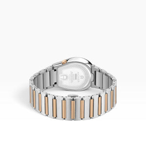 Aigner Milano | Silver Sunray Two-Tone Rose Gold & Silver Men's Watch — 40mm