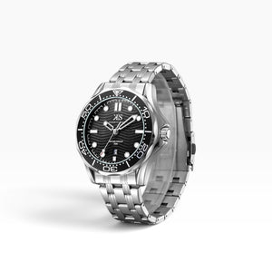 KENNETH SCOTT - 48 mm Men's Stainless Steel Analog Watch