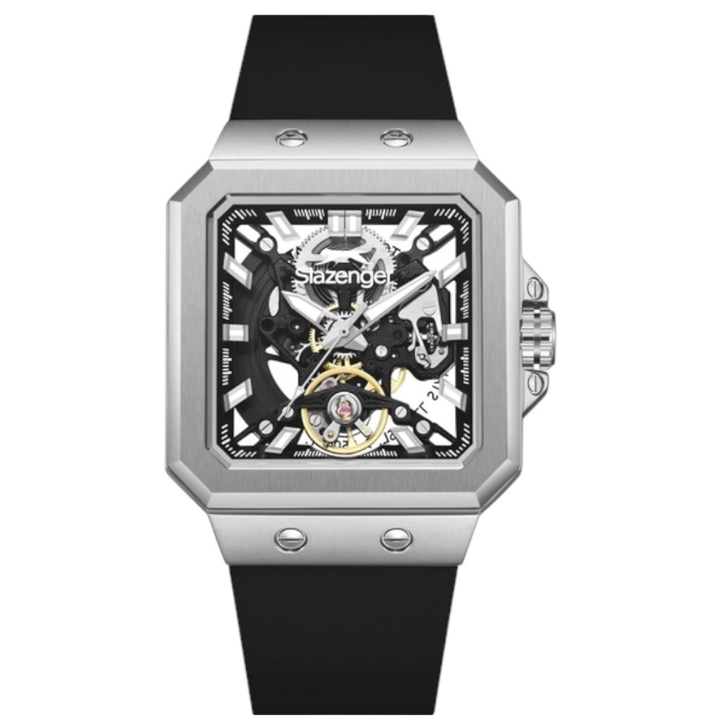 Slazenger - Men's Automatic Black Dial Watch - SL.9.2500.1.01