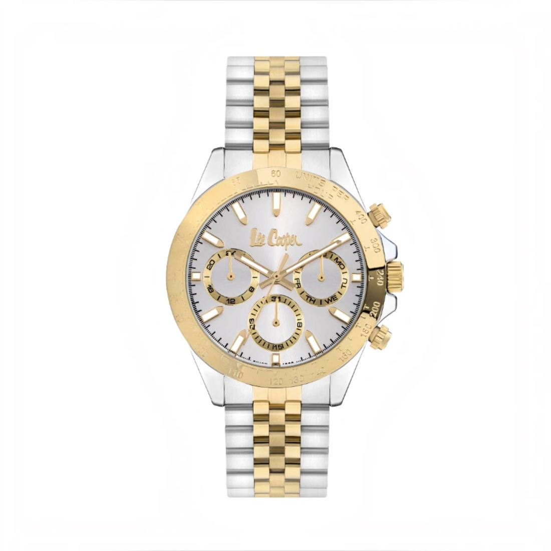 Lee Cooper Men's Multi Function Silver Dial Watch