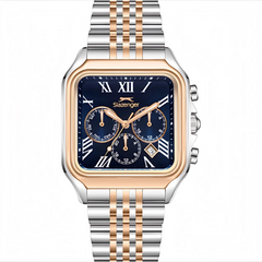Slazenger Men's Watch, Multifunction Display and Metal Strap