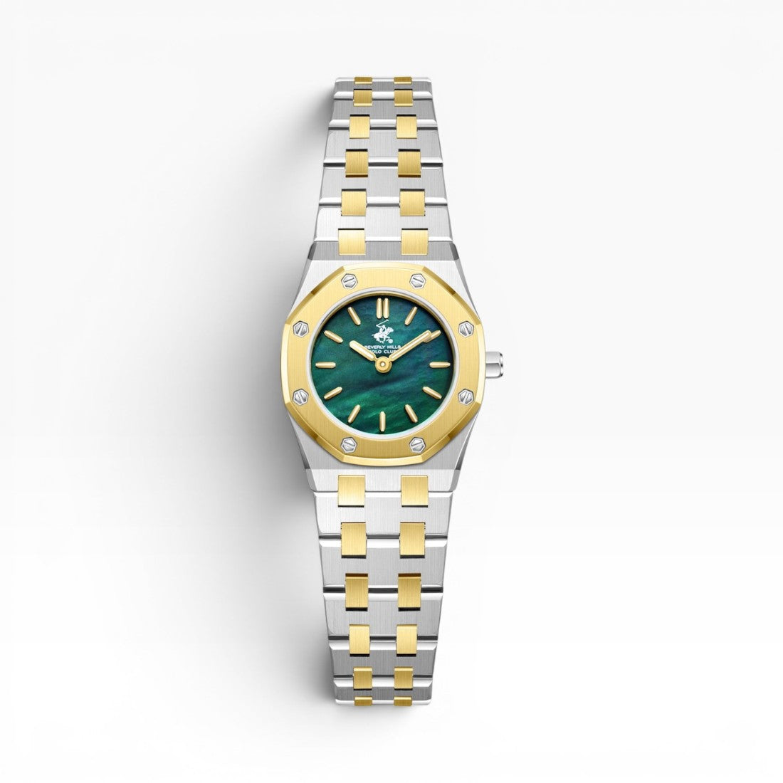 Beverly Hills Polo Club Watch - Two Tone / Green Dial