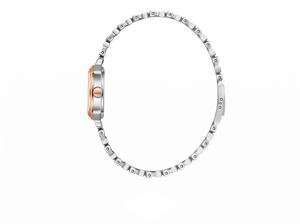 Lee Cooper London - Two-Tone Rose Gold & Silver Bracelet Watch