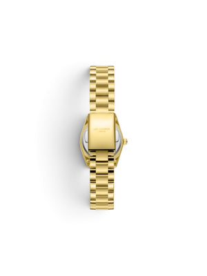 Lee Cooper London - Green Mother-of-Pearl Crystal Bezel Gold Watch