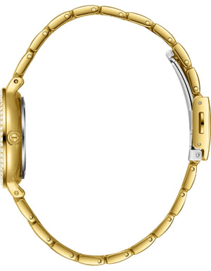 SLAZENGER Women's Analog Silver Dial Watch - Gold