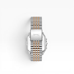 Slazenger Men's Watch, Multifunction Display and Metal Strap