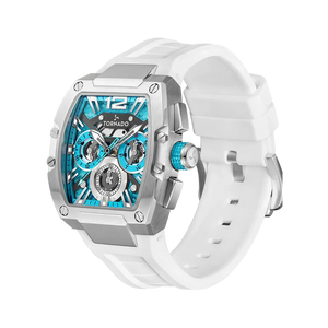 Tornado | Xenith Multifunction Skeleton Tonneau Men's Watch — T23105 — 43mm