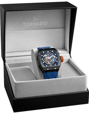 Tornado - Autonova Men's Automatic Dark Blue Dial Watch - T24302-XSNN