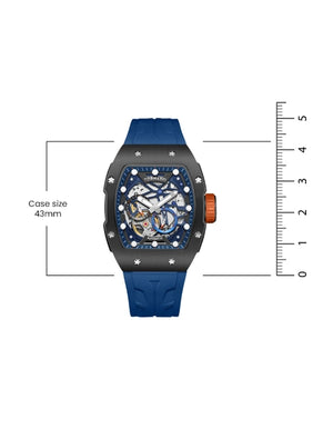 Tornado - Autonova Men's Automatic Dark Blue Dial Watch - T24302-XSNN