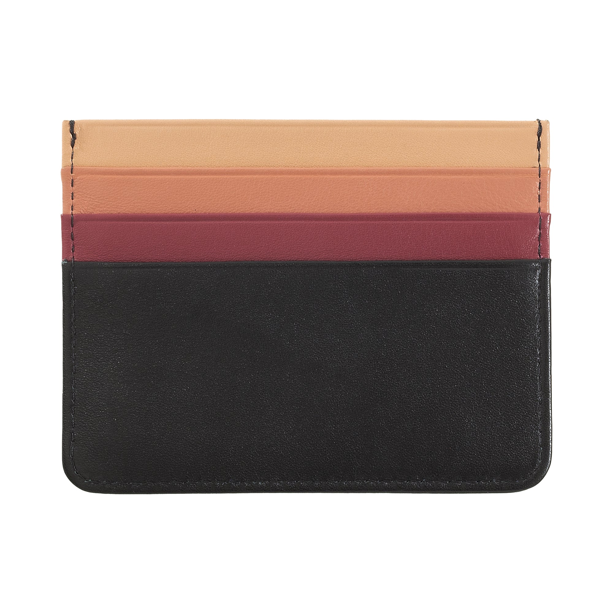 Luxury Dudu Svalbard Nappa leather unisex wallet with multiple card slots, coin pocket, and neat compartments for essentials back.