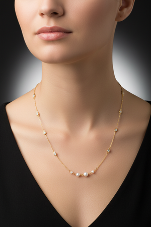 Jewelry on Model - No Pearl