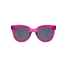 Load image into Gallery viewer, Sefsan BOBA sunglasses with crystal purple frame and smoke lenses, unisex modern style, lightweight full-rim design for everyday wear front view