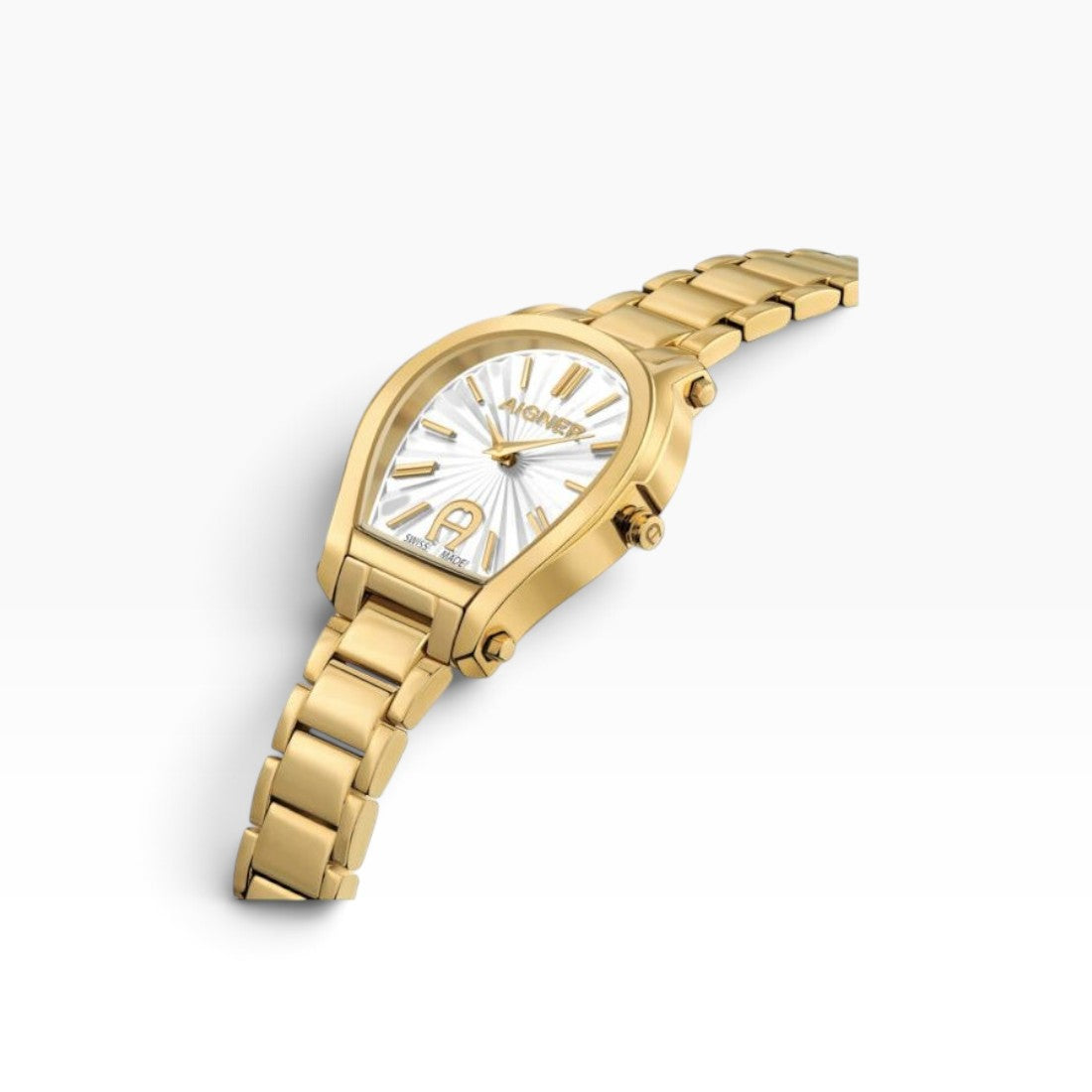 Aigner Pavia | White Sunray All-Gold Women's Watch — 30mm