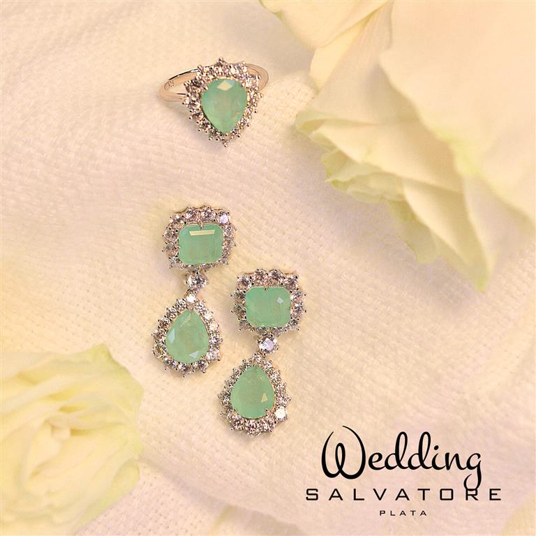 CELESTE DROP MINT - EARRINGS