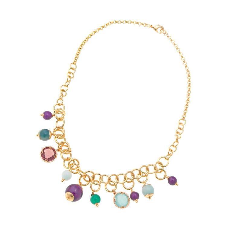 NECKLACE HIGH BIJOU SILVER 925 PLATED GOLD