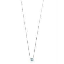 تحميل الصورة إلى عارض المعرض، NECKLACE SILVER 925 RHODIUM BRILLIANT CZ GREEN
