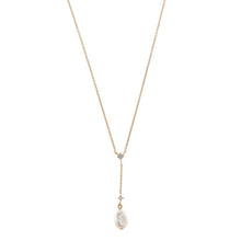تحميل الصورة إلى عارض المعرض، NECKLACE SILVER 925 PLATED GOLD FRESH WATER
