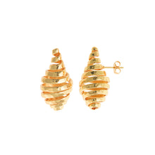 تحميل الصورة إلى عارض المعرض، EARRING METAL PLATED GOLD DROP LINES
