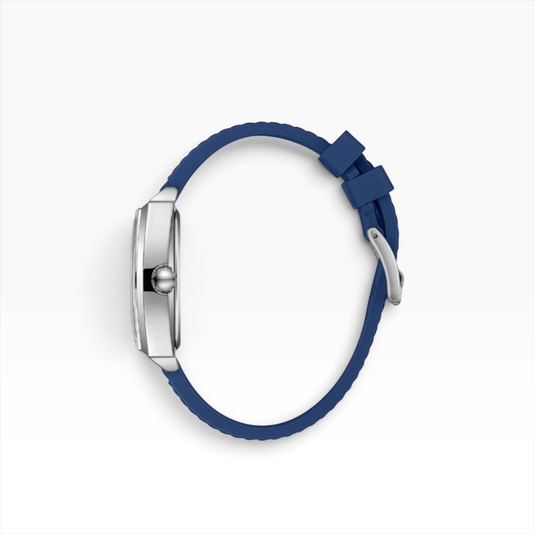 Lee Cooper London | Navy Blue Multifunction Square Silver Watch — 39mm