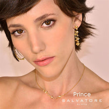 تحميل الصورة إلى عارض المعرض، NECKLACE SILVER 925 PLATED GOLD STARS POLARS
