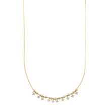 تحميل الصورة إلى عارض المعرض، NECKLACE SILVER 925 PLATED GOLD BALLS SMOOTH
