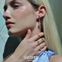 تحميل الصورة إلى عارض المعرض، RING SILVER 925 PLATED GOLD AMETHYST PEAR
