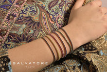 تحميل الصورة إلى عارض المعرض، BRACELET SILVER 925 PLATED GOLD CZ BRILLIANT
