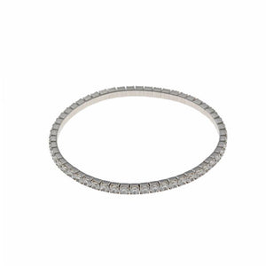 BRACELET SILVER 925 RHODIUM CZ WHITE BRILLIANT