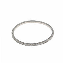تحميل الصورة إلى عارض المعرض، BRACELET SILVER 925 RHODIUM CZ WHITE BRILLIANT
