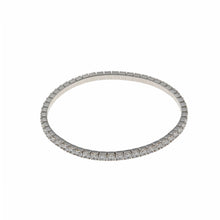 تحميل الصورة إلى عارض المعرض، BRACELET SILVER 925 RHODIUM CZ WHITE BRILLIANT

