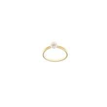 Load image into Gallery viewer, NEOLIS - RING SILVER 925 PLATED GOLD PEARL BUTTON
