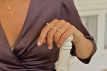 Load image into Gallery viewer, NEOLIS - RING SILVER 925 PLATED GOLD PEARL BUTTON
