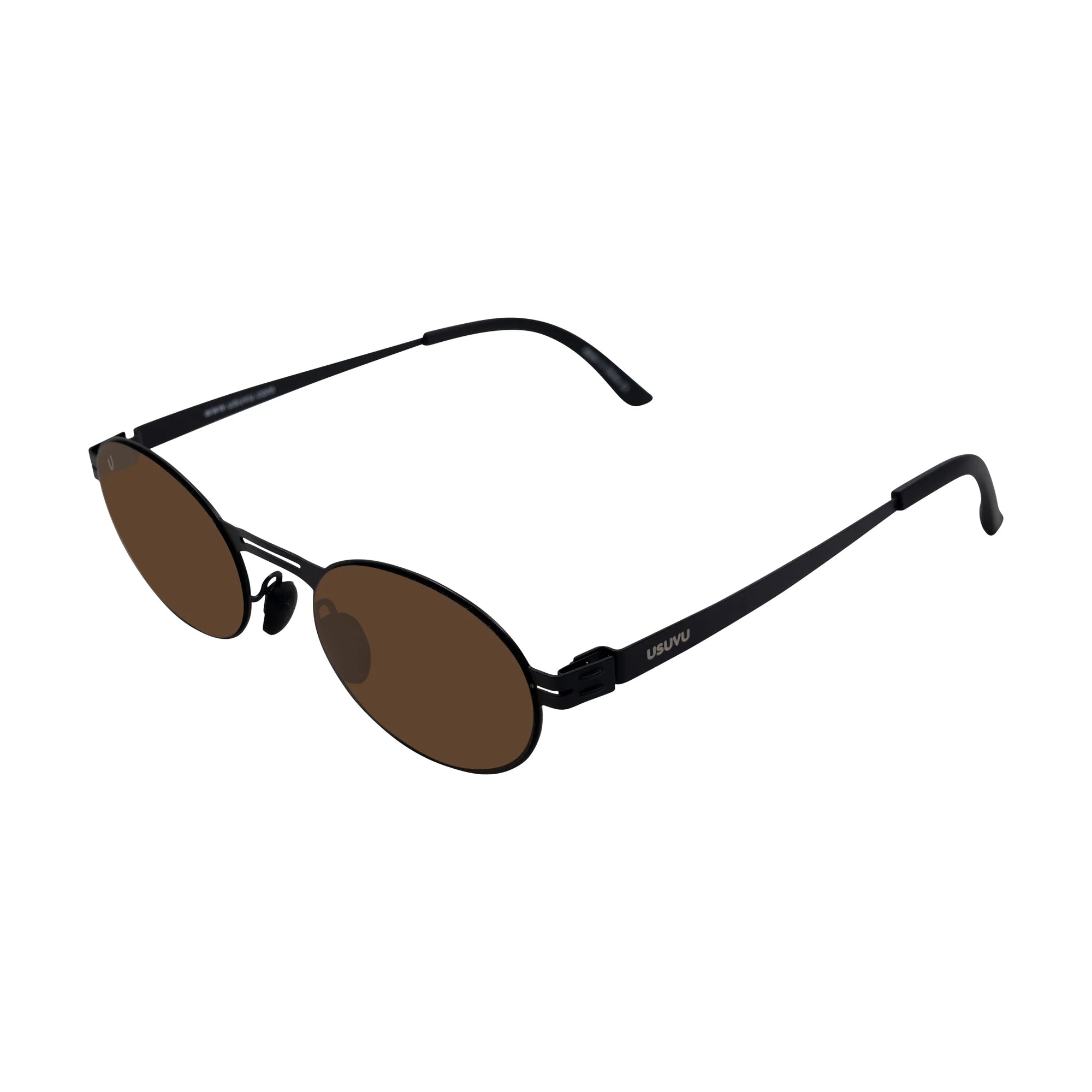 Rita - Matt Black / Brown
