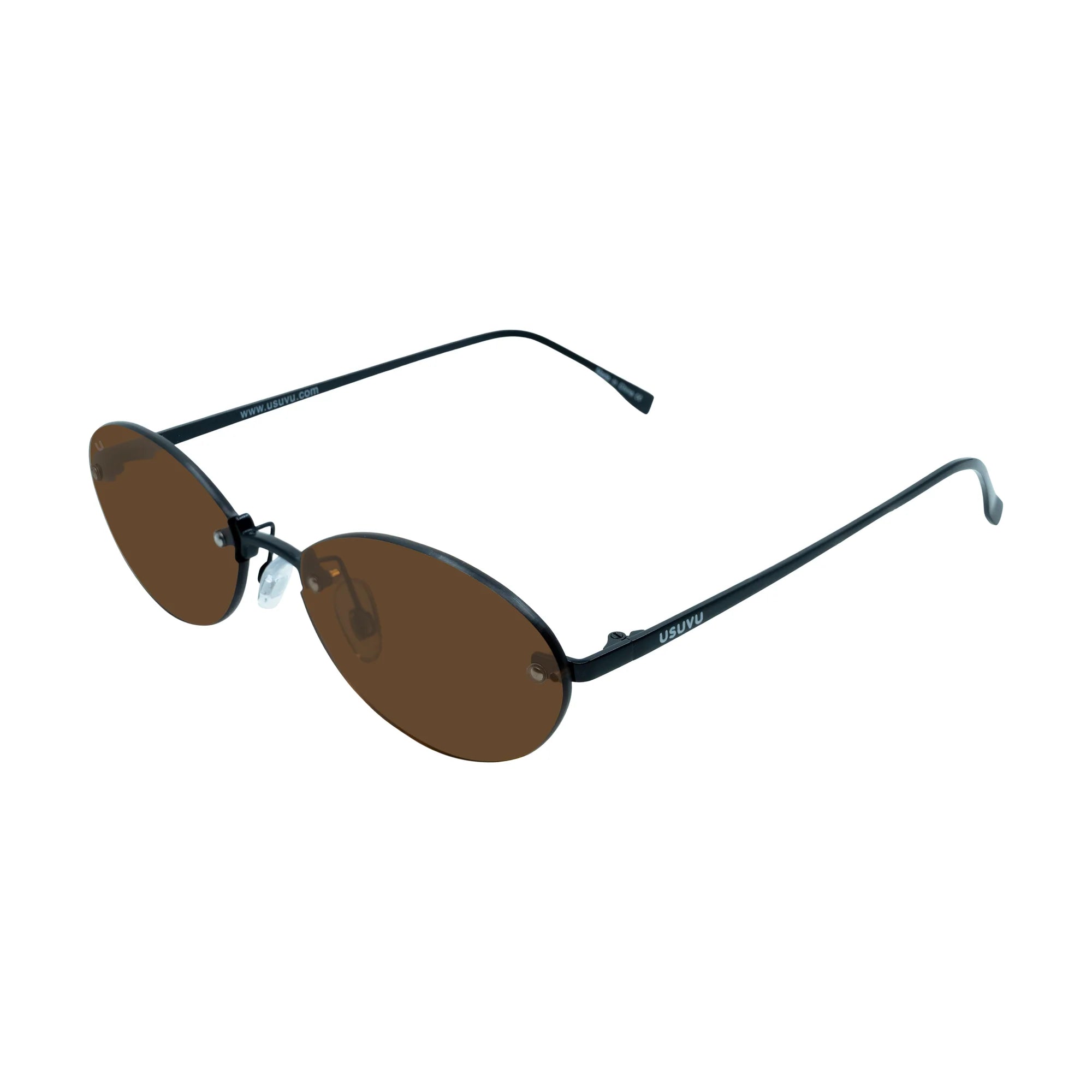 Lenon - Shiny Black / Brown