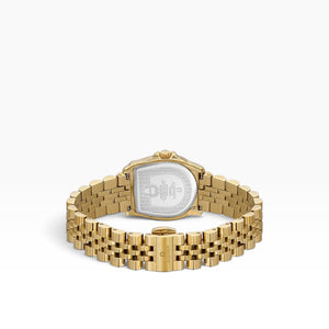 Aigner Verona | White Mother-of-Pearl "A" Monogram All-Gold Women's Watch — 30mm