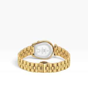 Aigner Sassari | White Guilloché All-Gold Women's Watch — 28mm