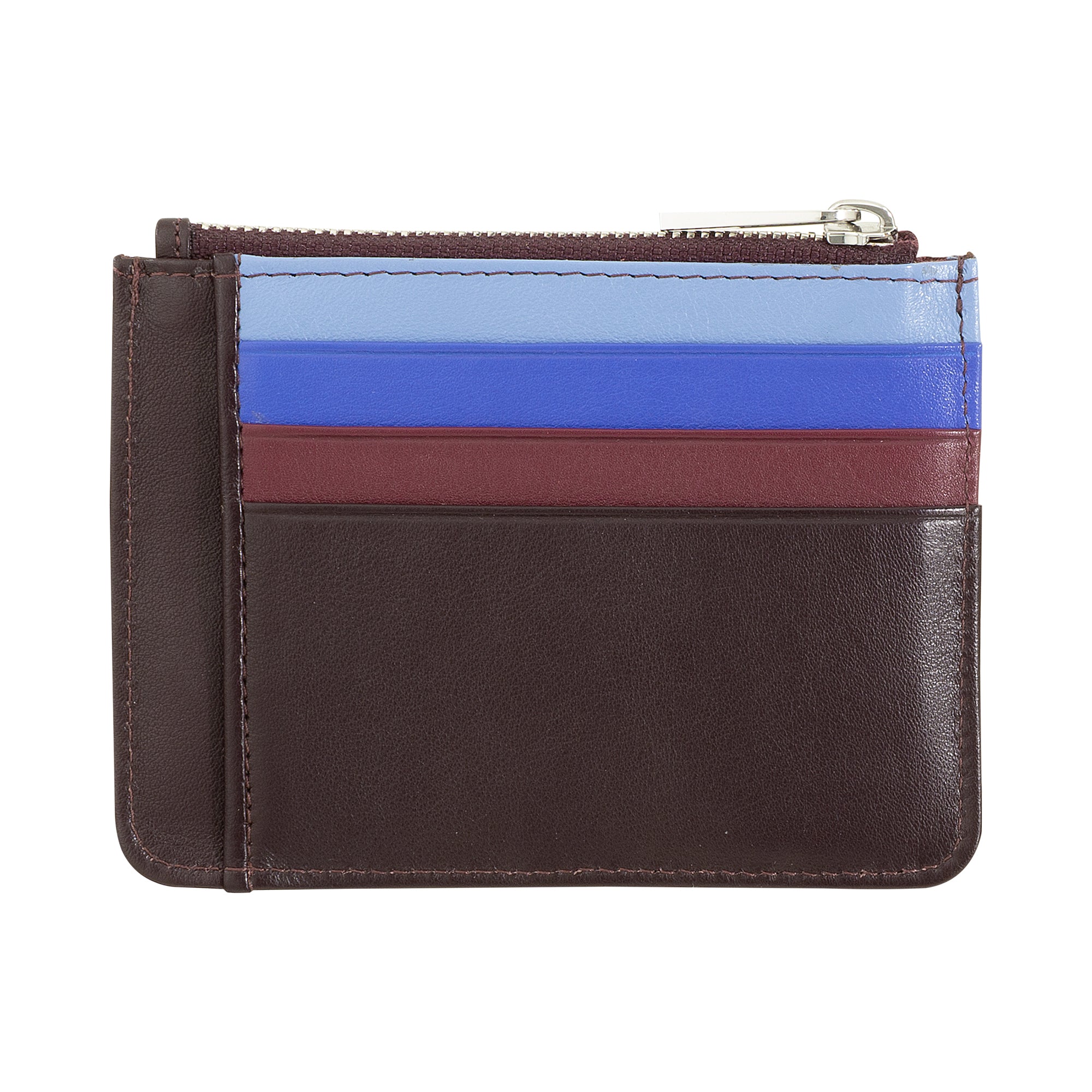 Luxury unisex Dudu Tiago wallet crafted from Nappa soft calfskin with multiple card slots and slim organized design back
