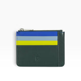 Unisex Dudu Tiago Nappa leather wallet with multiple compartments, card holders, coin pocket, and slim compact design for everyday use front