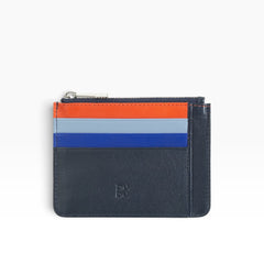 Luxury unisex Dudu Tiago wallet crafted from Nappa soft calfskin with multiple card slots, coin pocket, and slim organized design front