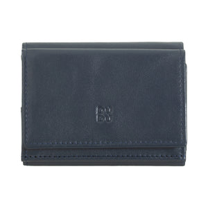 Dudu genuine leather wallet unisex slim design front view 