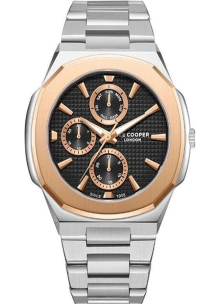 LEE COOPER - Men's 45MM Silver Chronograph Metal Strap Watch - LC08047.550