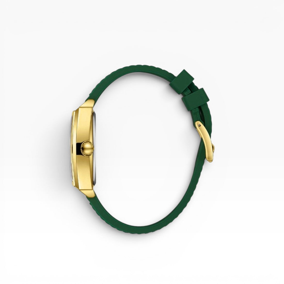 Lee Cooper London | Green Multifunction Square Gold Watch — 39×46mm